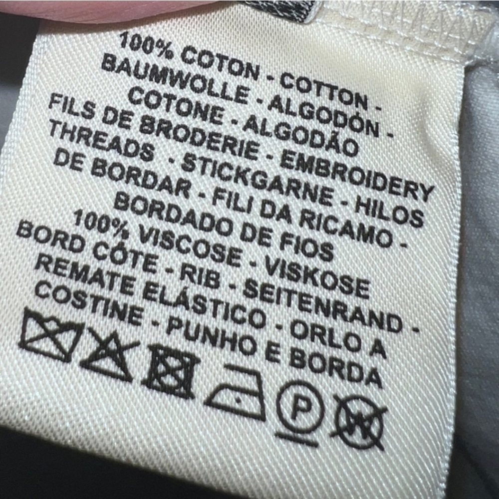 HERMÈS EMBROIDERED POCKET T-SHIRT CHAINE'D ANCRE WHITE 38 Great Condition Hermes - Picture 8 of 8